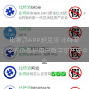 比特派APP轻量版 比特派：全方位保护用户数字资产安全