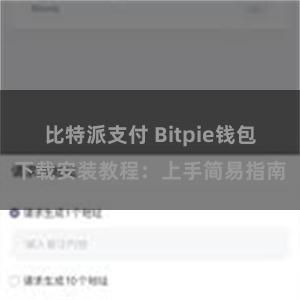 比特派支付 Bitpie钱包下载安装教程：上手简易指南