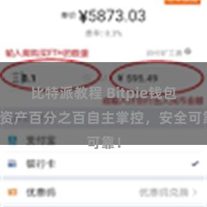 比特派教程 Bitpie钱包：资产百分之百自主掌控，安全可靠！