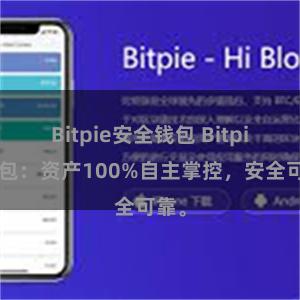 Bitpie安全钱包 Bitpie钱包：资产100%自主掌控，安全可靠。