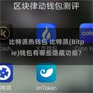 比特派热钱包 比特派(Bitpie)钱包有哪些隐藏功能？