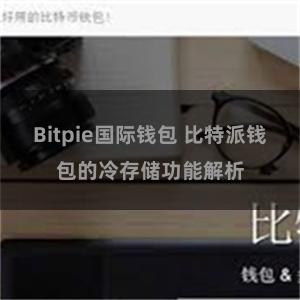 Bitpie国际钱包 比特派钱包的冷存储功能解析