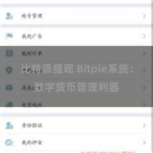 比特派提现 Bitpie系统：数字货币管理利器