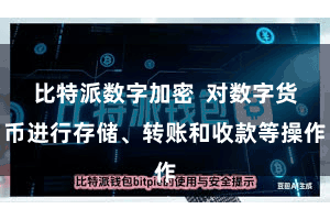 比特派数字加密  对数字货币进行存储、转账和收款等操作